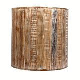 Reclaimed 18 inch Round  distressed Side table | Accent Table | End Table