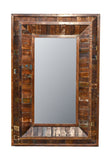 Recycled Wood Rustic Natural  Handmade Wooden 36" Rectangle Mirror Wall Decor