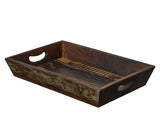 Recycled Wood Rustic Natural Decorative Farmhouse Tray