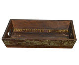 Recycled Wood Rustic Natural Decorative Farmhouse Tray