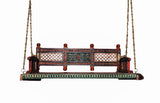 Indian Traditional  Jhoola Swing Wooden Painted 3 Seater