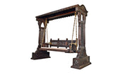 Jaisalmer Jharokha Design Wooden Carved Royal Swing Set / Indoor Jhula