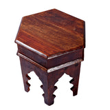 Reclaimed Moroccan style Side table | Accent Table | End Table