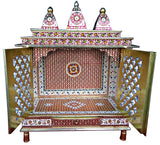 Traditional Hindu Worship Temple for rituals Pooja Mandir Mandap with doors