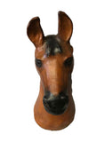 Leather Wall Décor papier Mache Deer Head Statue Handmade