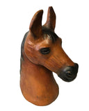 Leather Wall Décor papier Mache Deer Head Statue Handmade