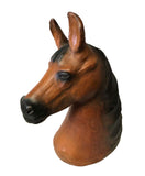 Leather Wall Décor papier Mache Deer Head Statue Handmade
