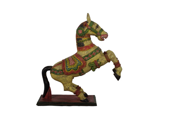 Handmade Wooden Jumping Horse  34