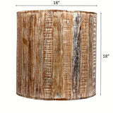 Reclaimed 18 inch Round  distressed Side table | Accent Table | End Table