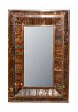 Recycled Wood Rustic Natural  Handmade Wooden 36" Rectangle Mirror Wall Decor 