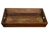 Recycled Wood Rustic Natural Decorative Farmhouse Tray