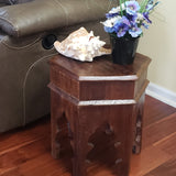 Reclaimed Moroccan style Side table | Accent Table | End Table