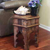 Reclaimed Moroccan style Side table | Accent Table | End Table