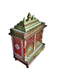 Traditional Hindu Worship Temple for rituals Pooja Mandir Mandap with doors