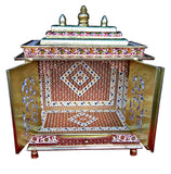 Traditional Hindu Worship Temple for rituals Pooja Mandir Mandap with doors