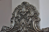 Blackened Silver Royal  Dressing Table  & Mirror set
