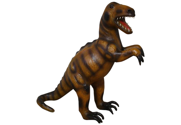 Handmade Paper Mache Big Dianosour Leather Figurine
